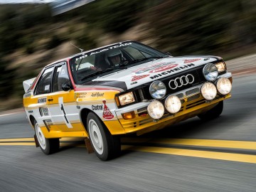Audi na starcie Rajdu Heidelberg Historic
